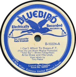 I Can't Afford to Dream / Comes Love