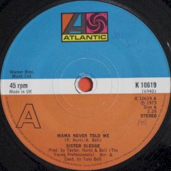 Mama Never Told Me / Neither One of Us (Want’s to Be the First to Say Goodbye)