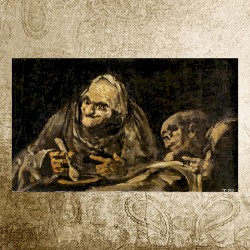 Two Old Ones Eating Soup