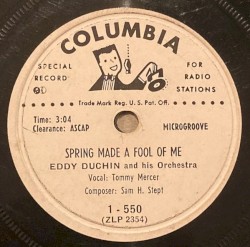 Spring Made a Fool of Me / As We Are Today