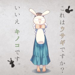 これはウサギですか？ いいえキノコです。