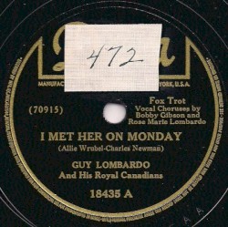 I Met Her On Monday / Gobs Of Love