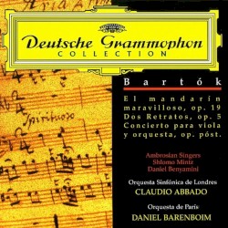 The Miraculous Mandarin / Two Portraits / Concerto for viola and orchestra