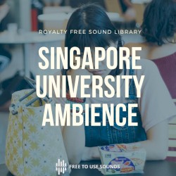 Singapore University Sound Effects! Students In Cafeteria