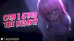 "Wanna Be Lonely... Together?" Shy Nerdy Girl Sneaks Into Your Room for Cuddles!