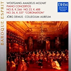 Piano Concertos no. 8, K. 246 / No. 23, K. 488 / No. 26, K. 537 "Coronation"