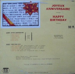 Joyeux Anniversaire - Happy Birthday