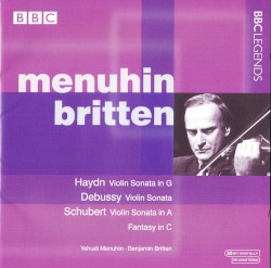 Haydn: Violin Sonata in G / Debussy: Violin Sonata / Schubert: Violin Sonata in A / Fantasy in C
