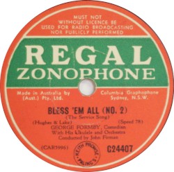 Bless 'em All (No. 2) / You'll Be Far Better Off in a Home