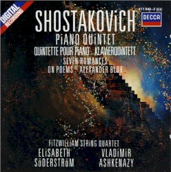 Two Pieces for String Quartet / Seven Romances on Poems of Alexander Blok / Piano Quintet in G minor