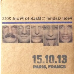 Back to Front 2013: 15.10.13 Paris, France