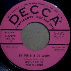 Bei mir bist Du schön / I Love You Much Too Much