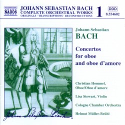 Oboe Concertos: BWV 1053, 1055, 1056, 1059 and 1060