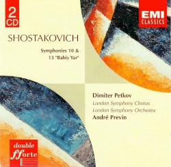 Symphonies 10 & 13 "Babiy Yar"