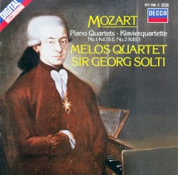 Piano Quartets no. 1 K. 478 & no. 2 K. 493