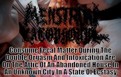 Consume Fecal Matter During the Double Orgasm and Intoxication Are on the Attic of an Abandoned House in an Unknown City in a State of Ecstasy