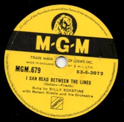 I Can Read Between the Lines / It Can't Be Wrong