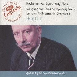 Rachmaninov: Symphony no. 3 / Vaughan Williams: Symphony no. 8