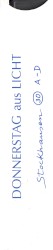 DONNERSTAG aus LICHT