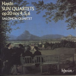 “Sun” Quartets, op. 20 nos. 4, 5, 6