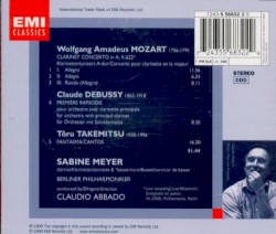 Mozart: Klarinettenkonzert / Debussy: Première Rapsodie / Takemitsu: Fantasma/Cantos