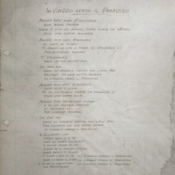 In viaggio verso il paradiso