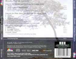 Concerto for Clarinet and Orchestra / Concerto for Flute, Harp & Orchestra / Eine Kleine Nachtmusik