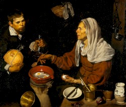 Velázquez Part Two : Old Woman Frying Eggs