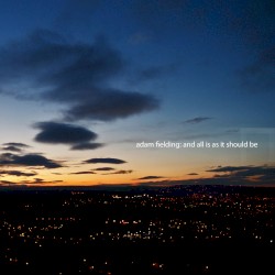 And All Is as It Should Be