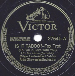 Is It Taboo? / Beyond the Blue Horizon