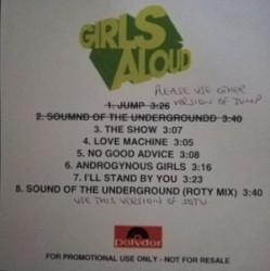 Girls Aloud: Polydor Performance Masters Sampler