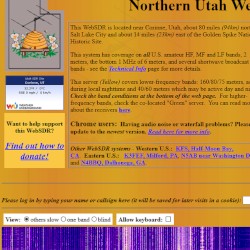 Shortwave Radio 1-18-2019 (Northern Utah WebSDR near Corinne, Utah, U.S.A. - WebSDR #1 (Yellow))
