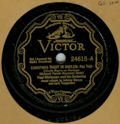 Christmas Night in Harlem / Carry Me Back to Green Pastures