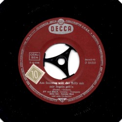 Am Sonntag will der Billy mit mir Segeln geh'n