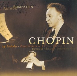 24 Preludes, Piano Sonata no. 2 ("Funeral March"), Barcarolle, Berceuse, Impromptu no.3