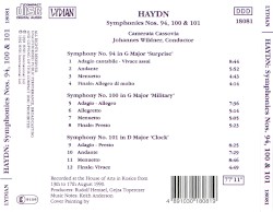 Symphonies Nos. 94, 100 & 101