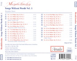 Songs Without Words: Volume 1