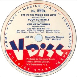 I’m in the Mood for Love / Poor Butterfly / Out of Nowhere / Where You At / Baby I’m Gone