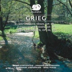 Grieg: Sinfonische Tänze, op. 64 / Elegische Melodien, op. 34 / Peer Gynt-Suiten, op. 46, 55
