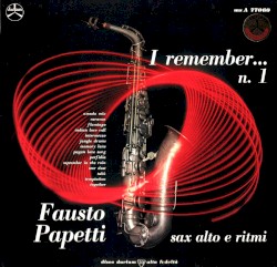 I Remember... n. 1: Sax alto e ritmi
