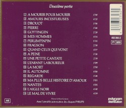Versions originales : Deuxième partie