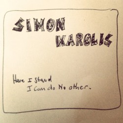 Here I stand I can do no other