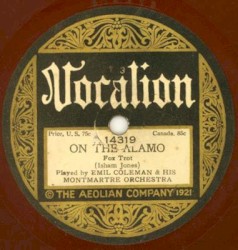 On the Alamo / I’ve Got the Wonder Where He Went and When He’s Coming Back Blues