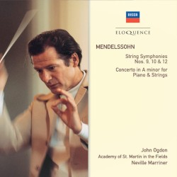 String Symphonies Nos. 9, 10, 12; Concerto in A minor for Piano & Strings