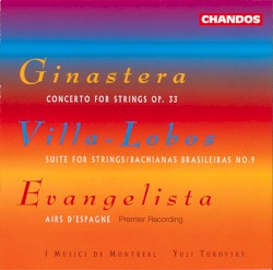 Concerto For Strings Op. 33 / Suite For Strings; Bachianas Brasileiras No.9 / Airs D'Espagne