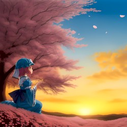 Sakura-Bound Netherworld Ghost