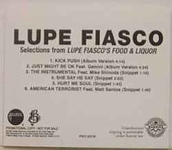 Selections From Lupe Fiasco's Food & Liquor