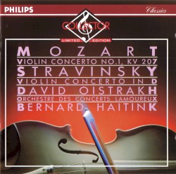 Mozart: Violin Concerto no. 1, KV 207 / Stravinsky: Violin Concerto in D