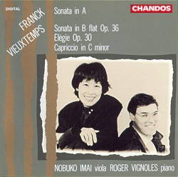 Franck: Sonata in A / Vieuxtemps: Sonata in B-flat, op. 36 - Élégie, op. 30 - Capriccio in C minor