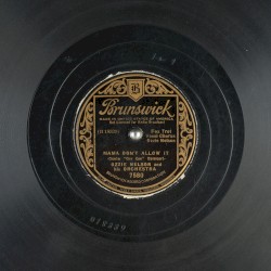 Mama Don't Allow It / Mrs Astor's Horse